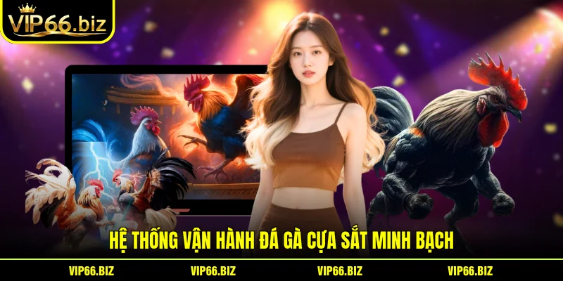 Hệ thống vận hành đá gà cựa sắt minh bạch Hệ thống vận hành đá gà cựa sắt minh bạch