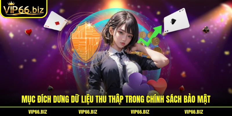 Mục đích dùng dữ liệu thu thập trong chính sách bảo mật